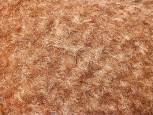 Schulte Beige & Brown dense tipped 23mm Mohair - 95